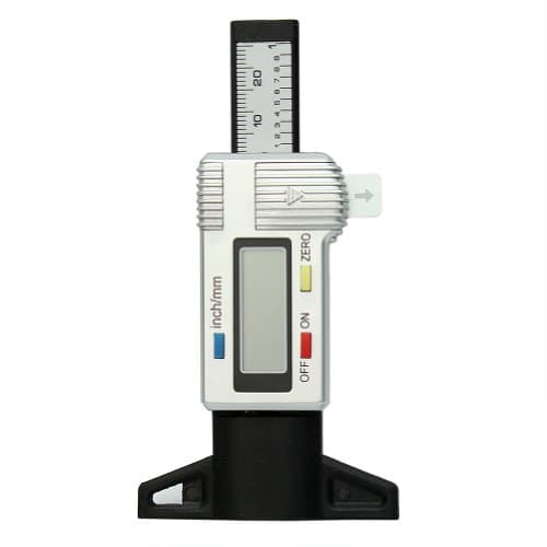 LCD Digital Wheel Tire Tyre Tread Brake Gauge Depth 0-25.4mm Metric 0-1" New