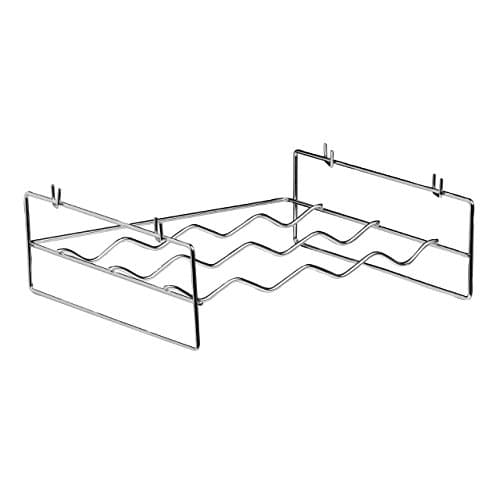 Wave Bottle Rack Metal Display Stand - Holds Red & White Wine Holder Bar Equipment For Holding Wine (4 BOTTLE CAPACITY)