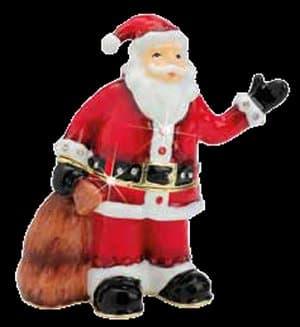 Arora Craycombe Trinkets-Chritmas Father Christmas, Multicolour, One Size