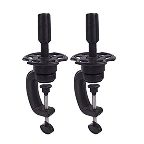 YUDI Training Mannequin Head Holder ,Adjustable Wig Stand Hairdressing Table Clamp ,Plastic Metal Mold Tripod Accessory Tools
