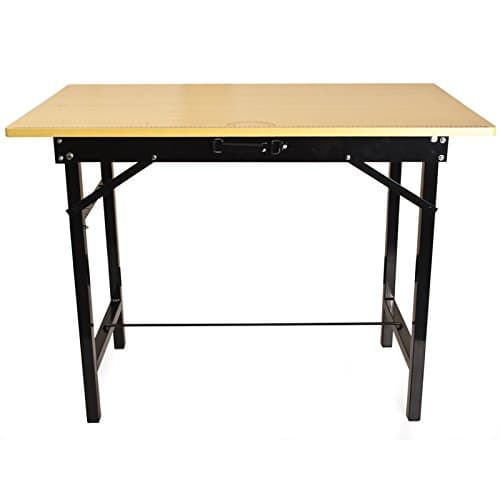 Folding Home DIY Hobby Workshop Garage Engineering Portable Ruled Measuring Worktop Work Bench Table