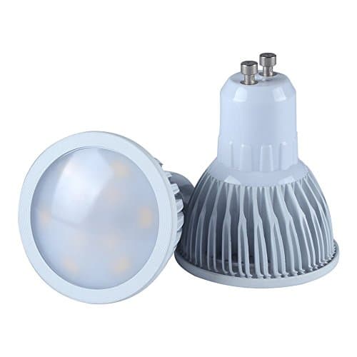 RSN LED 2pcs 5W LED SMD Spotlight Bulb GU10 Warm White Downlight Ceiling Bright Indoor Home Lamp Downlight for Bedroom 220V 500lm 3000K