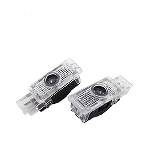 JDWG 1 Pair Car LED Projector Door Lamp Ghost Shadow Welcome Light Laser Courtesy Logo Kit