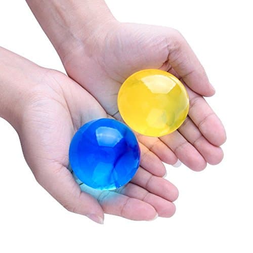 Water Beads Large Sized Diameter 1.5"-1.8" Super Water Growing Balls Vase Filler for Wedding Decoration And Party supplies (50 Beads)