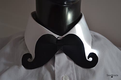 Movember Bow tie - Men's bow tie - Mustache Bow tie - Prostate cancer awareness - 10% donates to charity