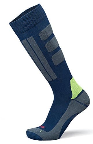 Climate Control/Drying, IW Premium Knee High Stockings Warm Ski Socks Coolmax Extreme Mens Ski Socks Blue/Grey/Green - Blue -