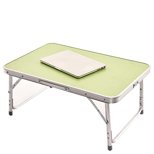 DELLT- Notebook Computer Desk Bed Table, Folding Table, Desk Minimalist Modern Dormitory Lazy Little Desk Study Tables ( Color : Green )