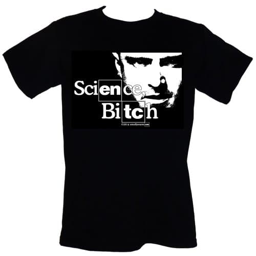 SCIENCE, BITCH (Jesse Pinkman/Breaking Bad) T-Shirt Sizes S-4XL Cult TV (XXXL)