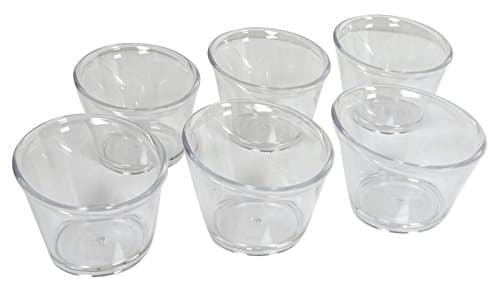 Heavy Poly Carbonate Unbreakable Dessert Ice Cream Bowl Set Of 6 Pieces