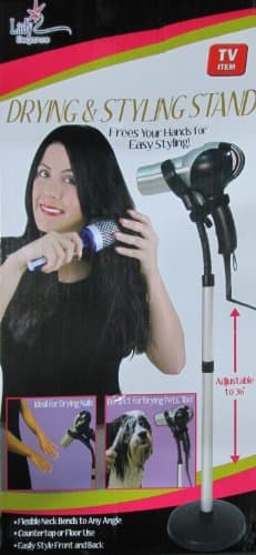 Lady Elegance Hands Free Hair Drying and Styling Stand