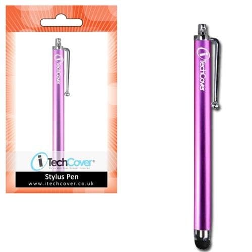 iTechCover® Samsung Galaxy Mega 6.3 I9200 Purple Touch Screen Stylus Pen
