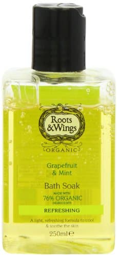 Roots & Wings Organic Refreshing Grapefruit and Mint Bath Soak 250ml