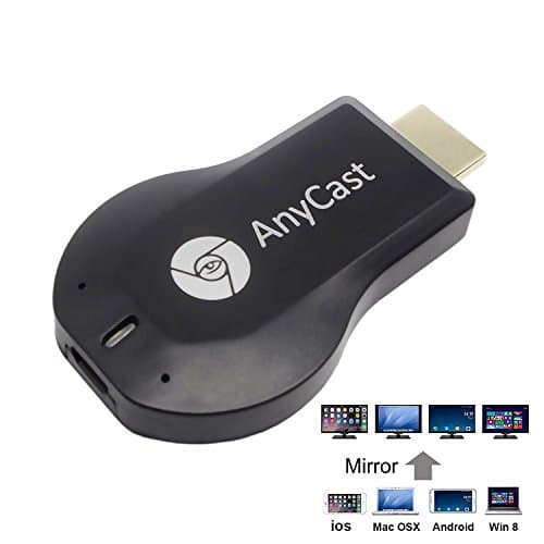 Wireless HDMI TV Adapter, Cooliker WIFI Display Dongle HDMI Adapter to HDTV Receiver Dongle 1080P Media Player Share Streaming Videos Camera Musics from All Smart Devices to TV, Monitor or Projector, for Apple iPhone/Samsung/ HTC/ Sony/ Nokia/ iPad and other Android Mobile Phone - Support Miracast DLNA Airplay Mirror Function