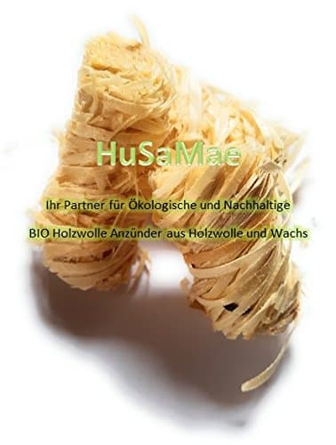 Lighter 0,5-Kg, HuSaMae Bio-Lighter, Wood Wool Lighter, Fireplace Lighter, Oven Lighter, Barbecue Lighter made of Wood Wool & Wax, Eco-Lighter suitable as Rocket Lighter Lighter