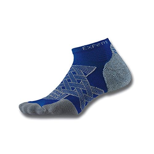 Thorlo Experia Men's Compression Low Cut Socks, Royal Blue, X-Large