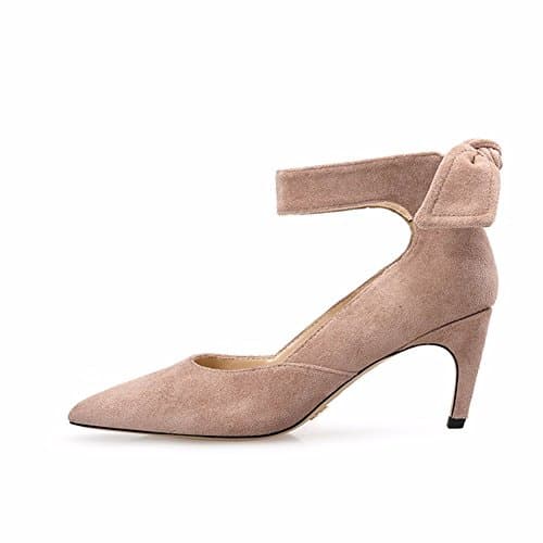 YUCH Women's High Heel Shoe Sharp Wedding Party Work Shoes,Luo,37