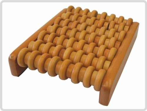 Flat Foot Roller Massager for Stress Relief and Reflexology Massage, both feet