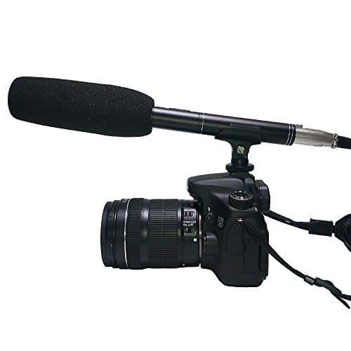 Professional Interview Conference Recording Microphone For Canon Nikon Sony DSLR Camera Camcorder 3.5mm 6.35mm Adaptor