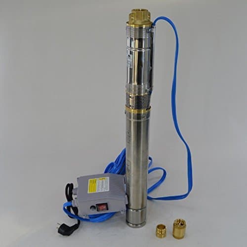 3 " Deep-Well Pump Performance 550Watt, Flow Rate 1800L/H , max. Pressure 12BAR Suitable sandiges Water up to 3% sandanteil, casing from Stainless Steel + Check Valve + Verbindungsnippel