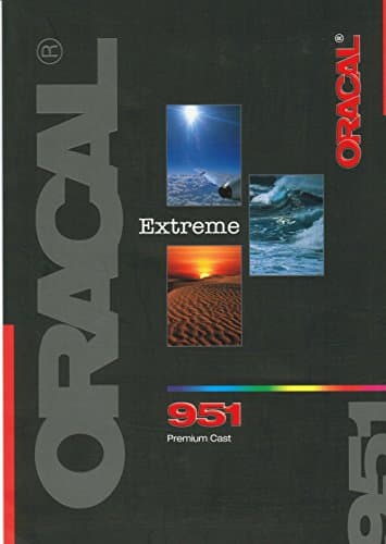 Oracal 951 High Performance Cast 5 m Roll/4 Widths/116 Colours, 332 tiefenorange, 126 cm