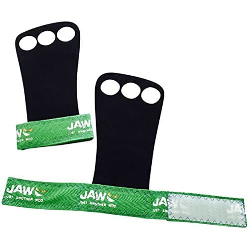 JAW Leather Pull-up Grips | Green