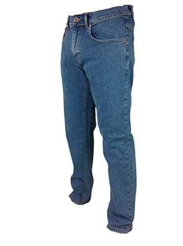 Mens New Extra STRETCH JEANS RV Soft Feel W 32- 56 Leg 27 29 31 Basic Regular Fit Pants Straight Bottoms Plain Casual Jeans Smart Every day wear Large Size Big Small Short Regular Long