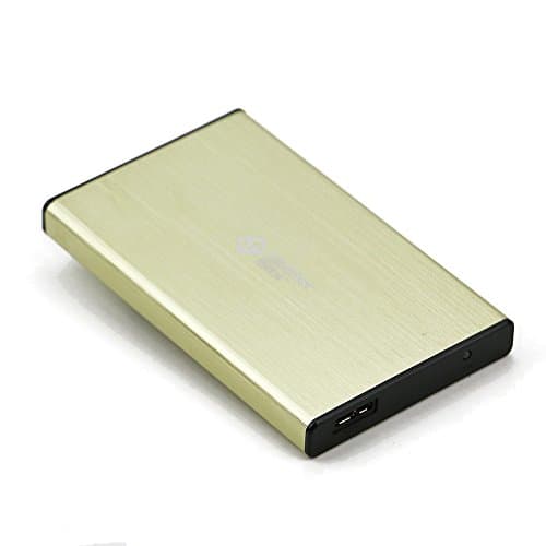 (MasterStor Lifetime Warranty) Portable Caddy Enclosure USB 3.0 for PS3 External Hard Disk Drive Super-Fast 2.5-inch SATA Desktop Laptop (M-Yellow)