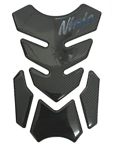 8.6" Reflective Real Carbon Fiber Fuel Tank Protector Pad For Kawasaki Ninja