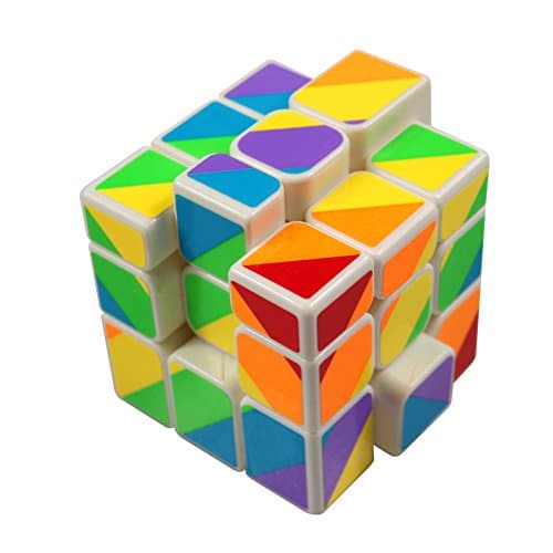 FCBB 3x3x3 Unequal Speed Cube Puzzle White