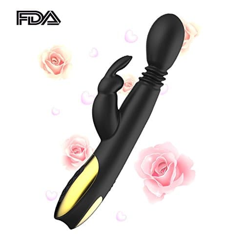 Massager silicone g spotter toy rechageable massager with heating and thrusting