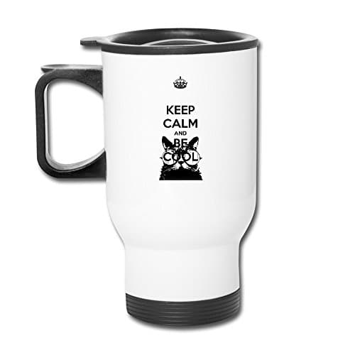 HNN Keep Calm And Be Cool Travel Mugs