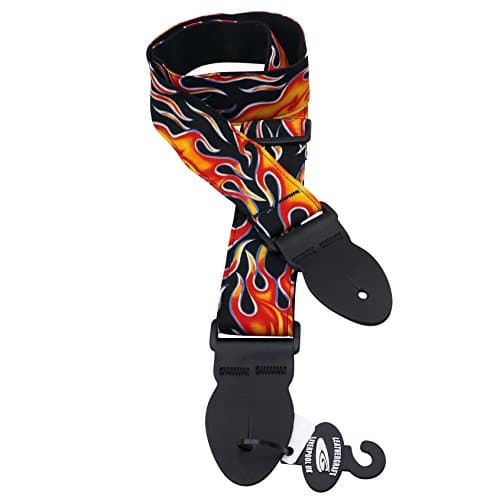 Leathergraft Fabric Straps (Hot Rod Flame)