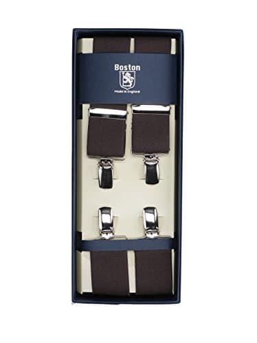 ALBERT THURSTON Bretelle Clips Unite Marrone MOD. AT11-UNITA UNI