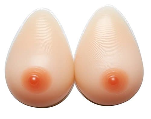 Silicone Breast Forms, Suplyss False Boobs Fake Breast, 100% Non-allergic Medical Silicone Breast, Beige Nude