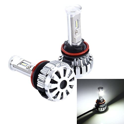 FINE QUALITY Light Bulb, 2 PCS H8/H11 35W 3800lm 6500K Car LED Headlight with 8 Cree Lamps, DC 8-48V ,GISION