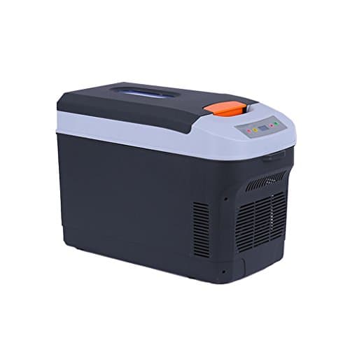 JIBO Portable Car Refrigerator Dual-Core Electronics Mini Car Dual-Use Hot And Cold Dual Cooling Thermostat (25L),Black