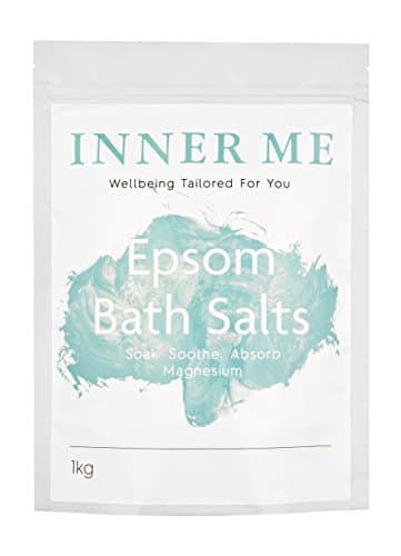 Inner Me Epsom Bath Salts - Soak Soothe Absorb - With Magnesium & Sulfate 1kg Bag
