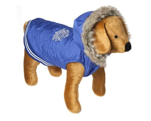 Doggy Things Waffle Coat, XS, Blue