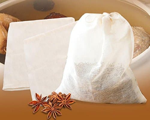 FlowerKui Tea Bags Empty Paper Tea Filter Bags Disposable Infuser with Drawstring