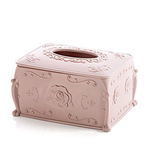 FEISHUO European creative tissue boxes, the living room coffee table napkin from the tray melamine home simple lovely plastic, the Nordic powder