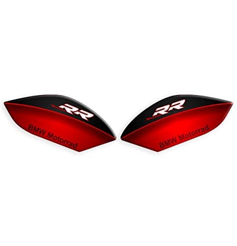 Kit Side Tank Pad Protectors BMW S 1000 RR 2014 – 2017 | Stickers BMW Lateral Protectors L-001 Black Red