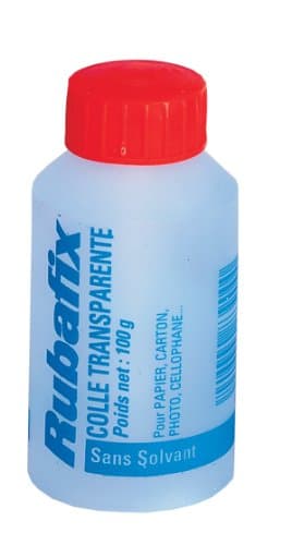 Rubafix 839000 Glue with Brush 100g - Transparent