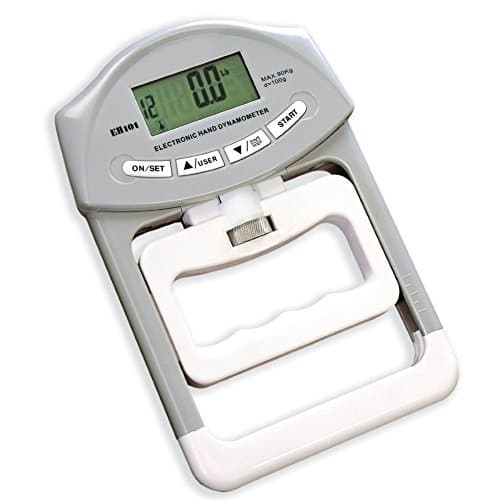 Digital Hand Dynamometer - 200 Lbs / 90 Kgs Grip Strength Measurement Meter Auto Capturing Hand Grip Power