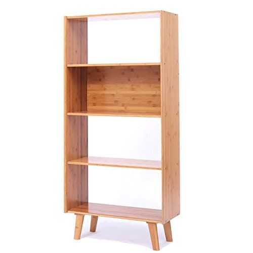 XIAOXIAO Bookshelf Multifunction Floorstanding 4 Layers Lockers Easy to move
