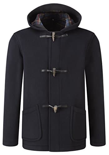 Mens Short Duffle Coat -- Navy -- 46