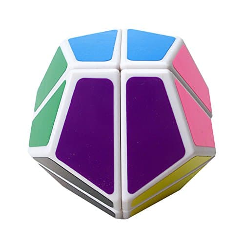 Dodolive 2x2x2 Dodecahedron Megaminx Magic Cube Funny Puzzle Gift Educational Toys,White