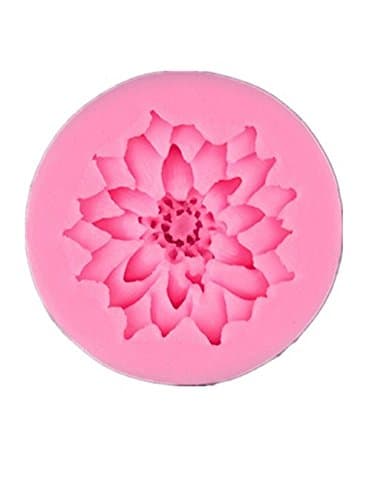 DIY Baking Tools Lotus Flower Shaped Silicone Soap / Candy / Chocolate Mould for Cake Decorating