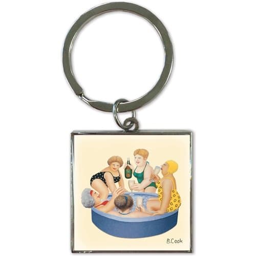 Beryl Cook Keyring - Crusing 2