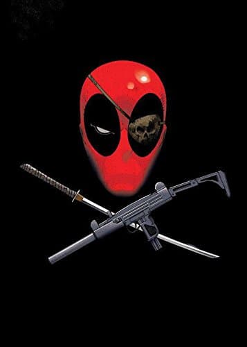 Marvel Comics Metal Poster Deadpool Merc with a Mouth Piratepool 10 x 14 cm