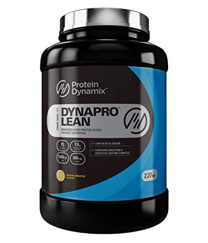 Protein Dynamix Dynapro Lean Muscle High Protein Diet Whey Banana Smoothie Flavour Meal Replacement Powder, 2.27 kg